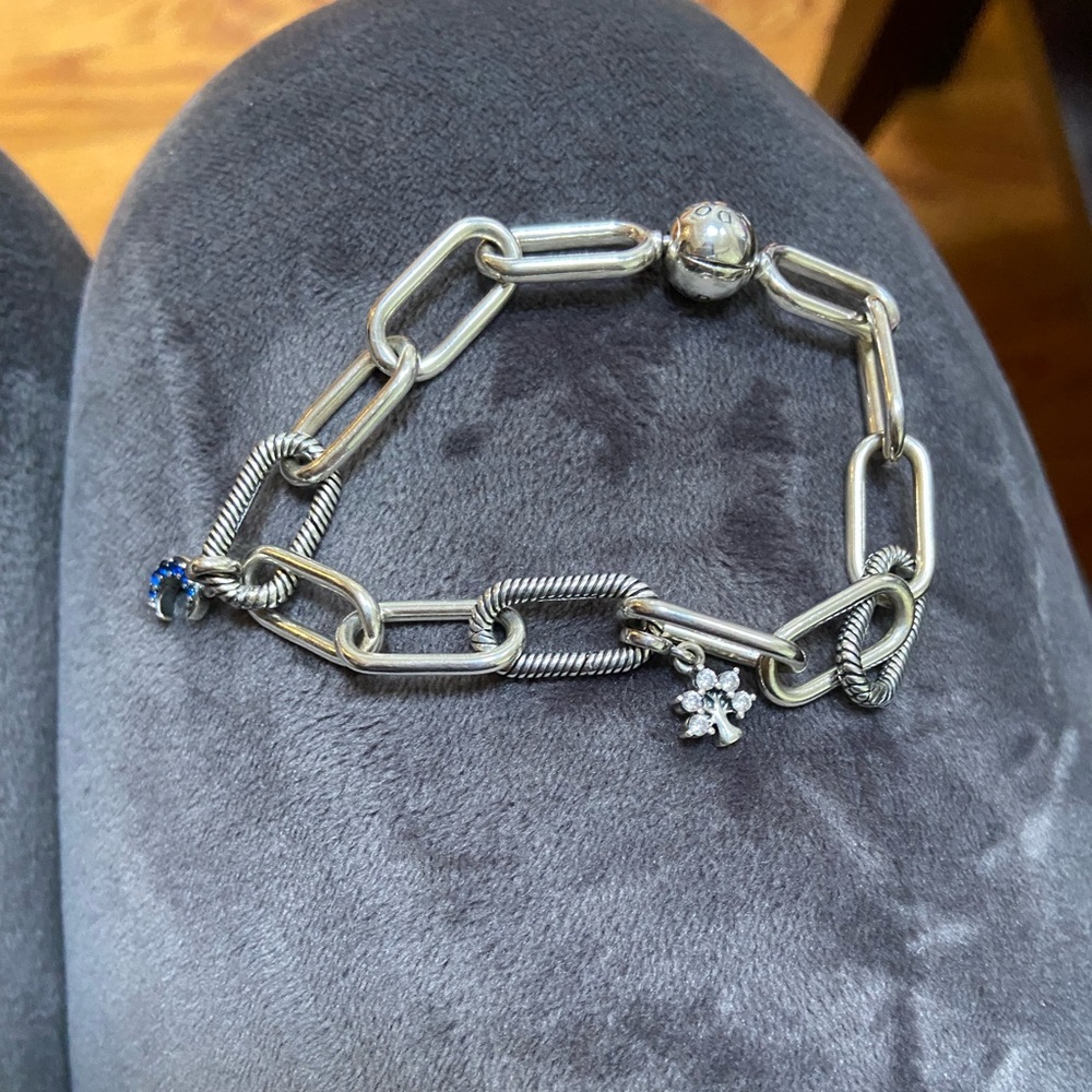Pandora me collection with 2 charms